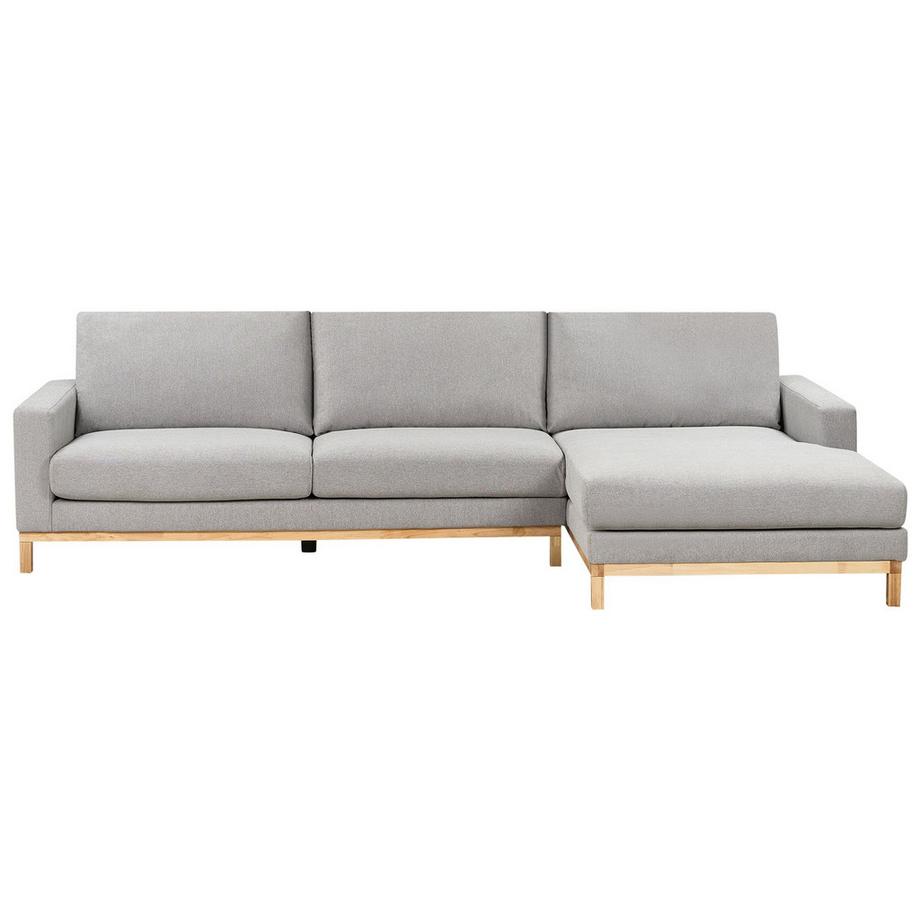 Beliani Linksseitiges Ecksofa aus Polyester Modern SIGGARD  