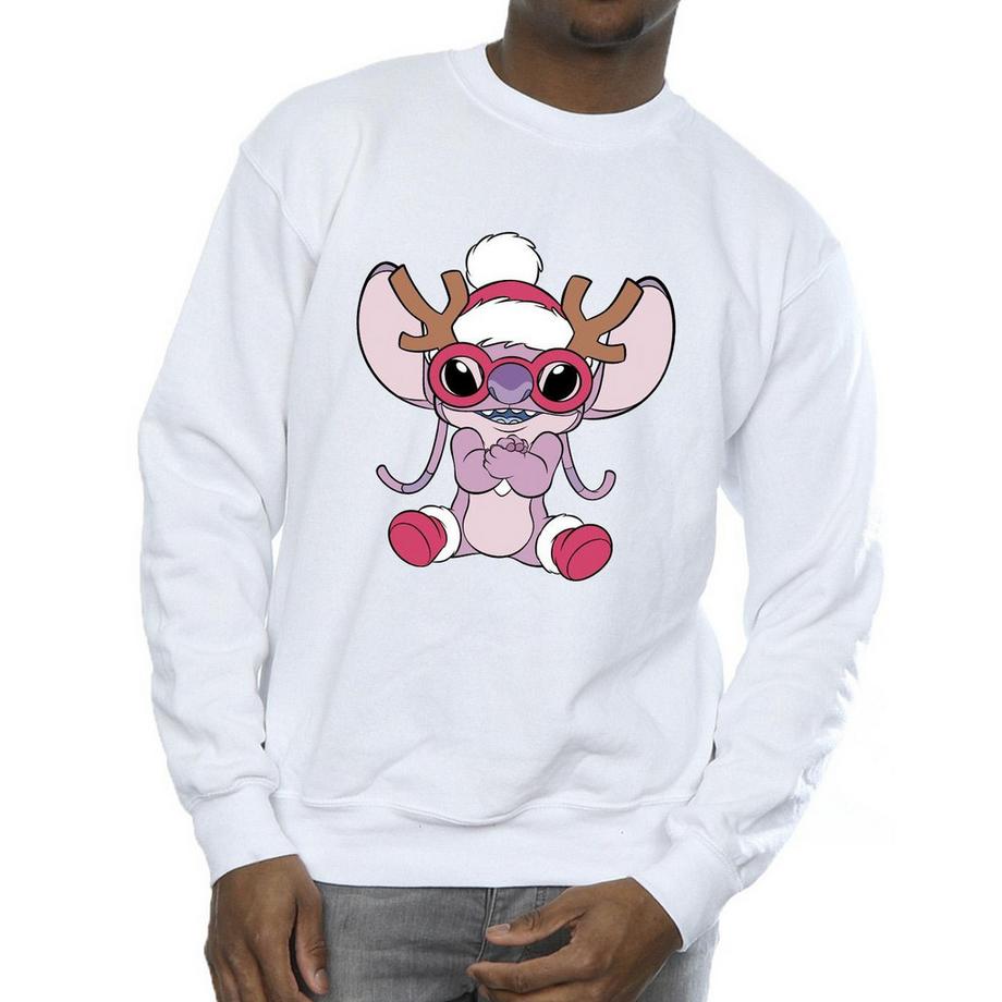 Disney Stitch Christmas Stampa Grafica Felpa  