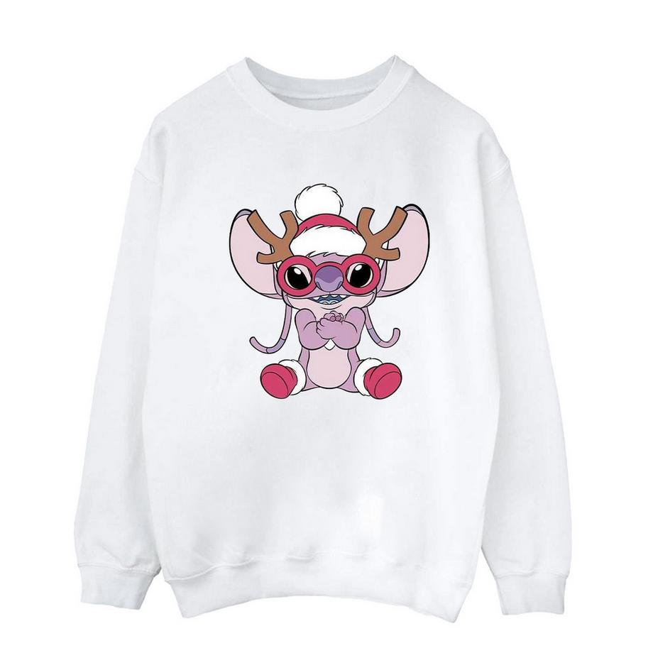 Disney Stitch Christmas Stampa Grafica Felpa  