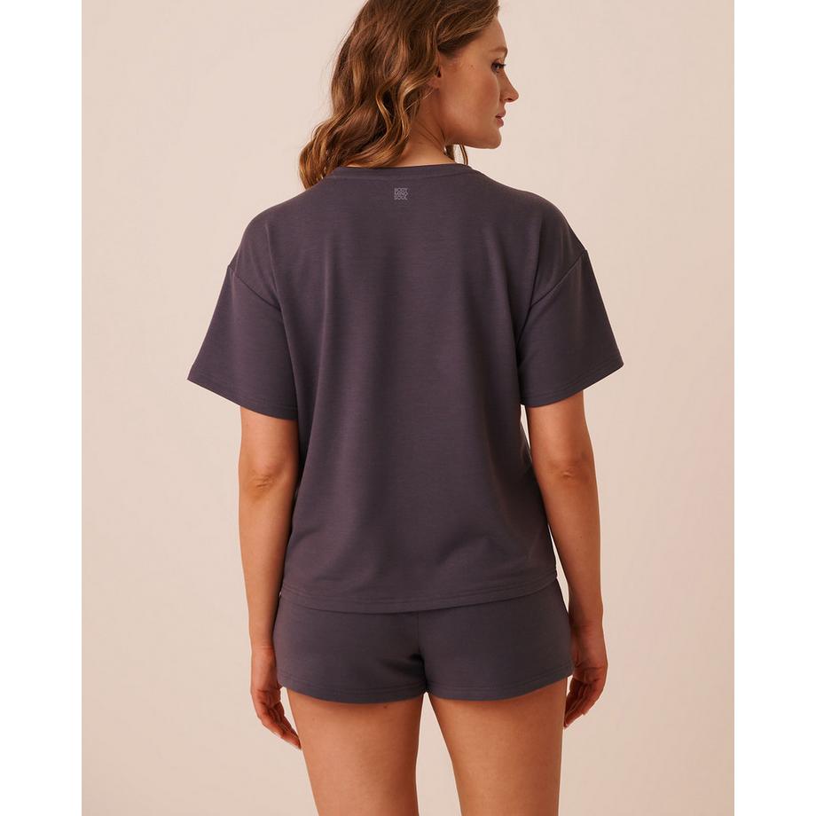 La Vie En Rose T-shirt manches courtes en molleton  