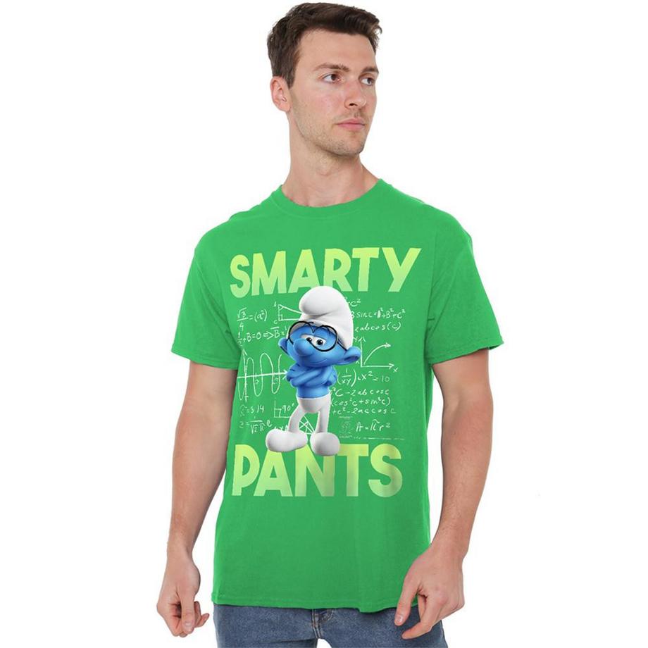 Les Stroumpfs T-Shirt Graphique Schtroumpf À Lunettes  