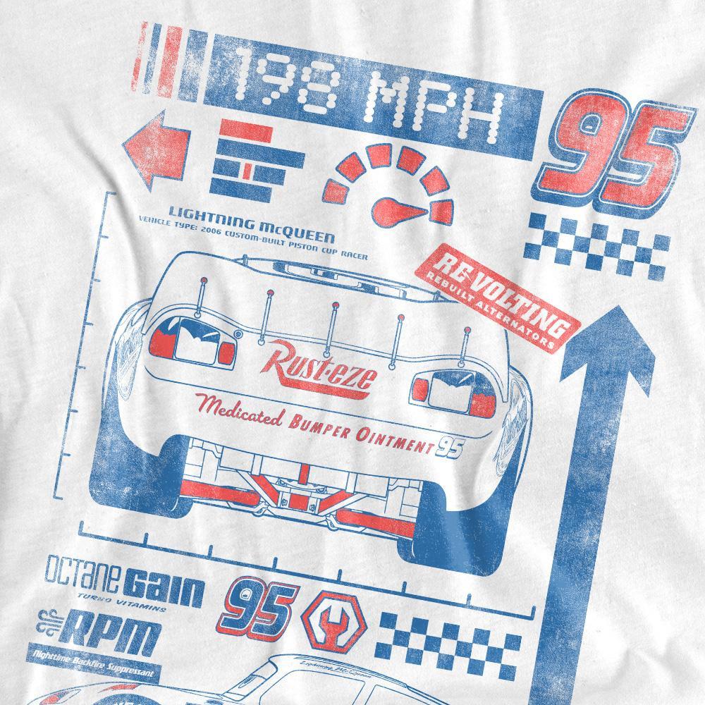 Cars 198 MPH Bedrucktes T-Shirt  