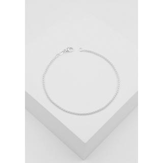 MUAU Schmuck  Bracelet palmier or blanc 750, 19cm, 1,6mm 