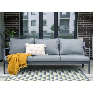 Beliani 3 Sitzer Sofa aus Aluminium Modern KIATO  