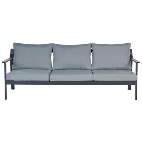 Beliani 3 Sitzer Sofa aus Aluminium Modern KIATO  