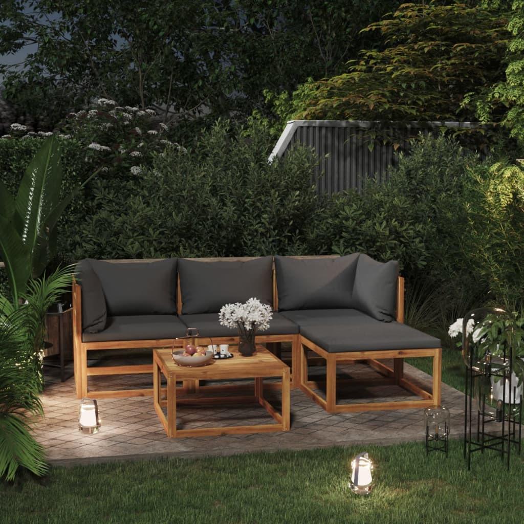 VidaXL set salotto da giardino Legno di acacia  