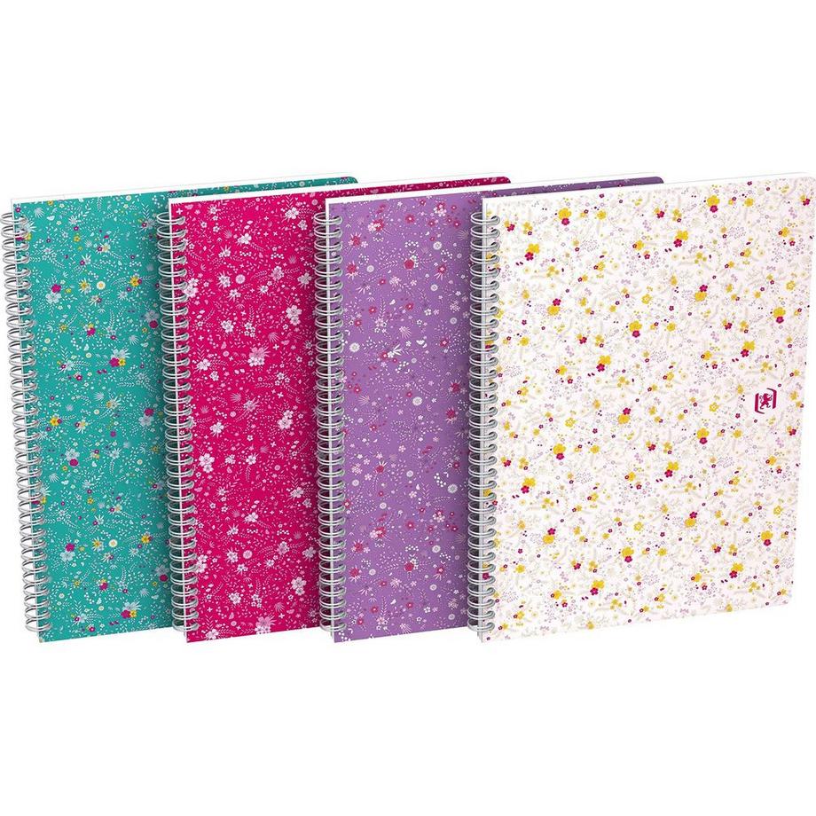 Notizblock GO Floral kariert
