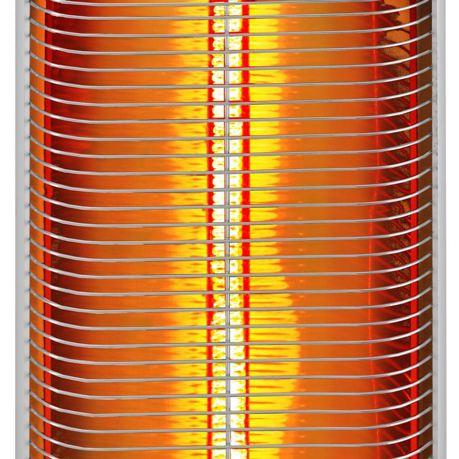 Tectake Radiatore ad infrarossi Solaris Terra 3 livelli di potenza 500, 1000 e 1500 W  