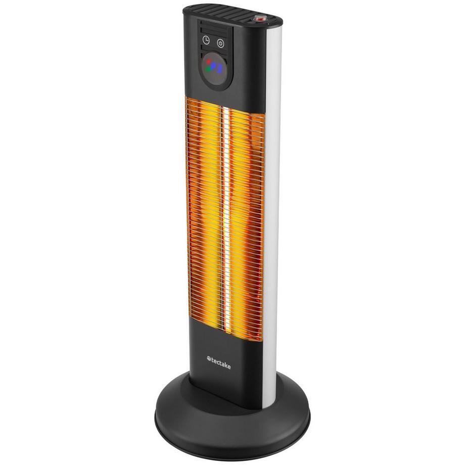 Tectake Radiatore ad infrarossi Solaris Terra 3 livelli di potenza 500, 1000 e 1500 W  