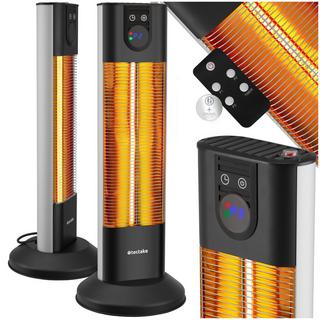 Tectake Infrarotheizstrahler Solaris Terra 1500W mit Timerfunktion  