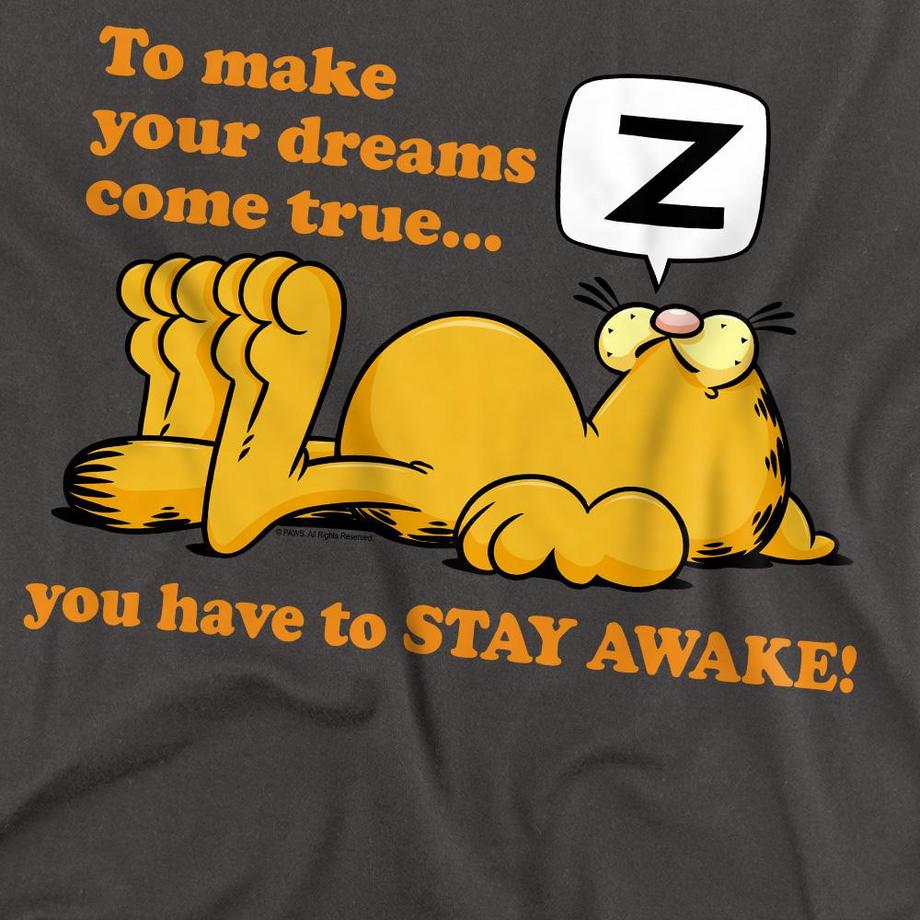 Garfield  Stay Awake Maglietta 