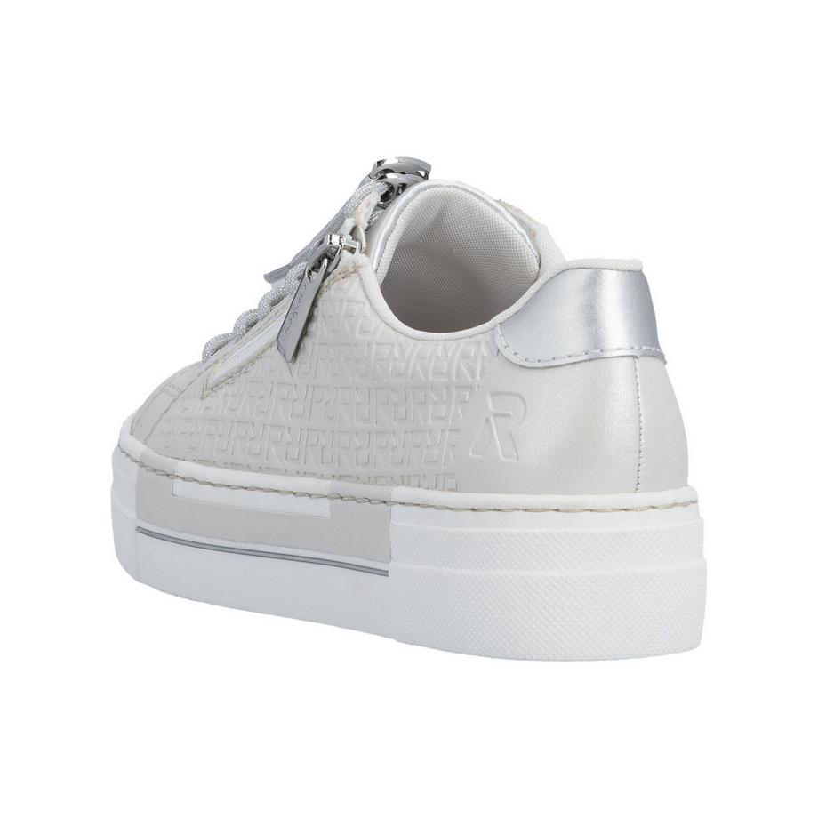 Rieker Sneaker Bassa con Zip Laterale e Logo Stampato  