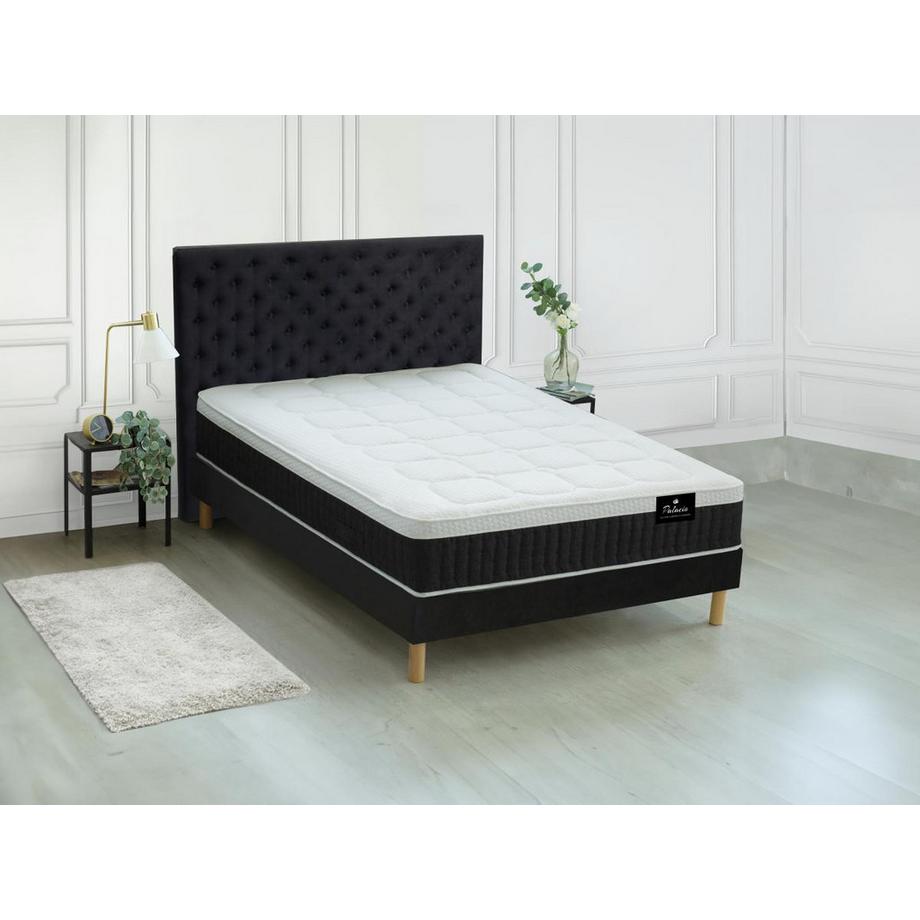 Vente-unique Matratze - 160 x 200 cm - Taschenfederkern 7 Zonen - Auflage Memory Schaum & Latex - Stärke 30 cm - ARTIO von DREAMEA  