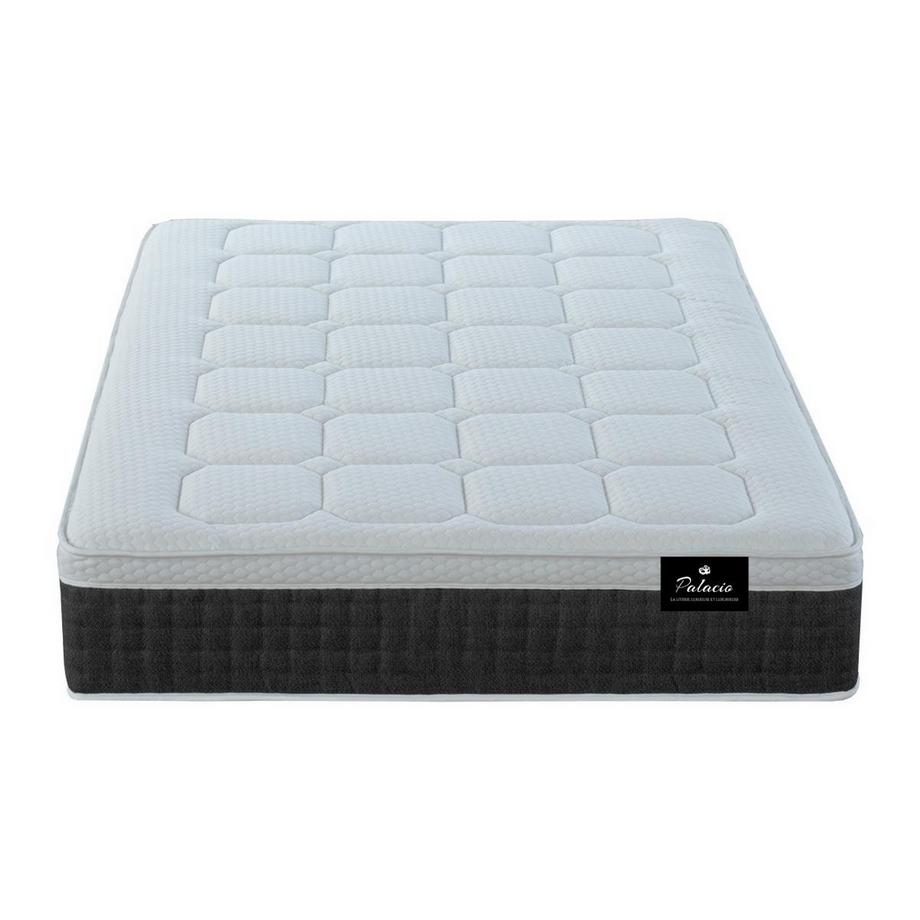 Vente-unique Matratze - 160 x 200 cm - Taschenfederkern 7 Zonen - Auflage Memory Schaum & Latex - Stärke 30 cm - ARTIO von DREAMEA  