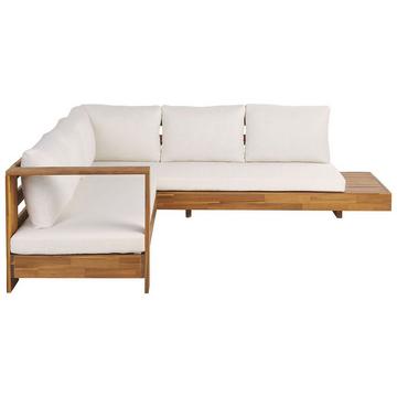 Canapé d'angle en Acacia Moderne MARETTIMO