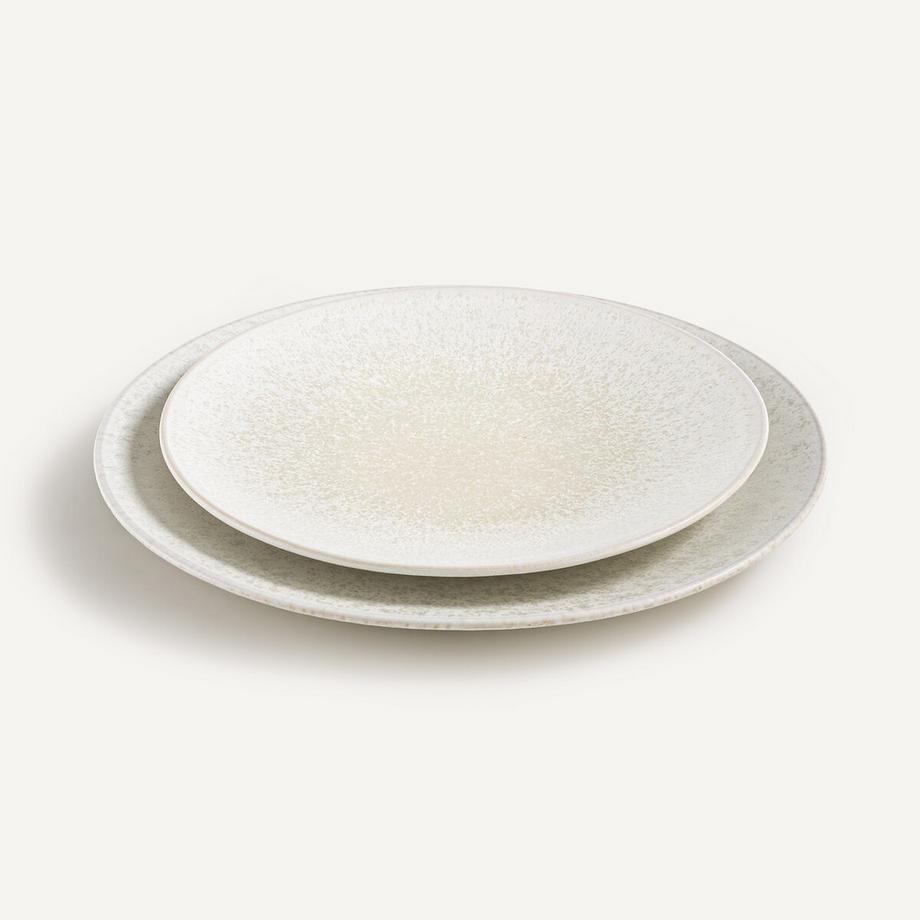 AM.PM Set mit 4 Desserttellern aus glasiertem Steinzeug  