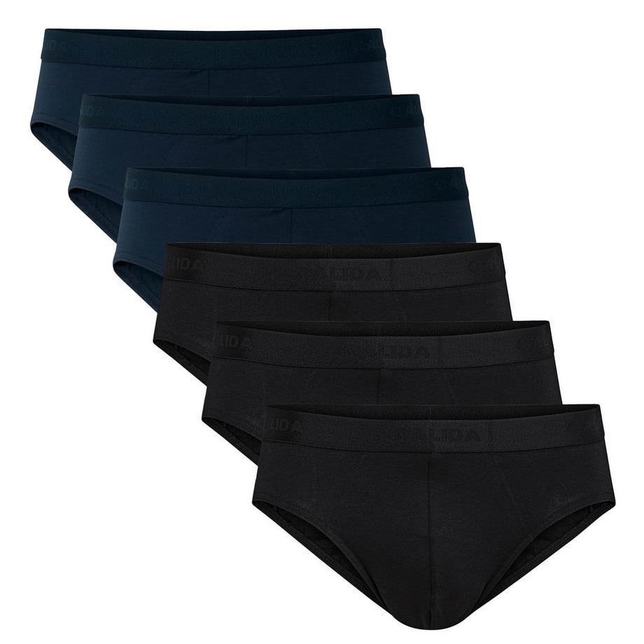 Scivolone Uomini Confezione da 6 Aderente alla figura-MEN BRIEF NATURAL BENEFIT
