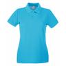 Universal Textiles  PoloShirt, figurbetont, kurzärmlig Blu Ciano