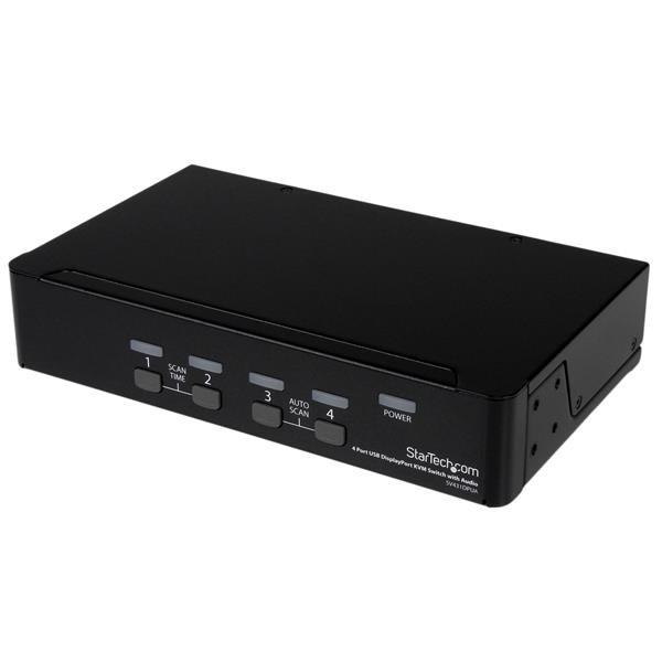 STARTECH.COM  StarTech.com Switch KVM DisplayPort USB a 4 porte con audio 