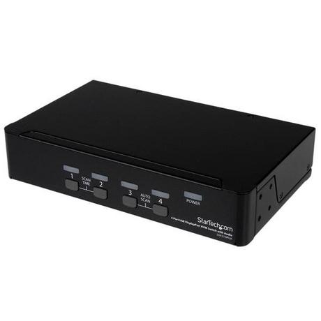 STARTECH.COM  StarTech.com Switch KVM DisplayPort USB a 4 porte con audio 