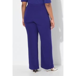 Ulla Popken Pantaloni taglio gamba ampio dritto cintura elastica  