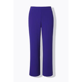 Ulla Popken Pantaloni taglio gamba ampio dritto cintura elastica  
