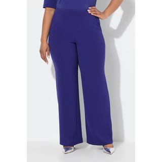 Ulla Popken Pantaloni taglio gamba ampio dritto cintura elastica  