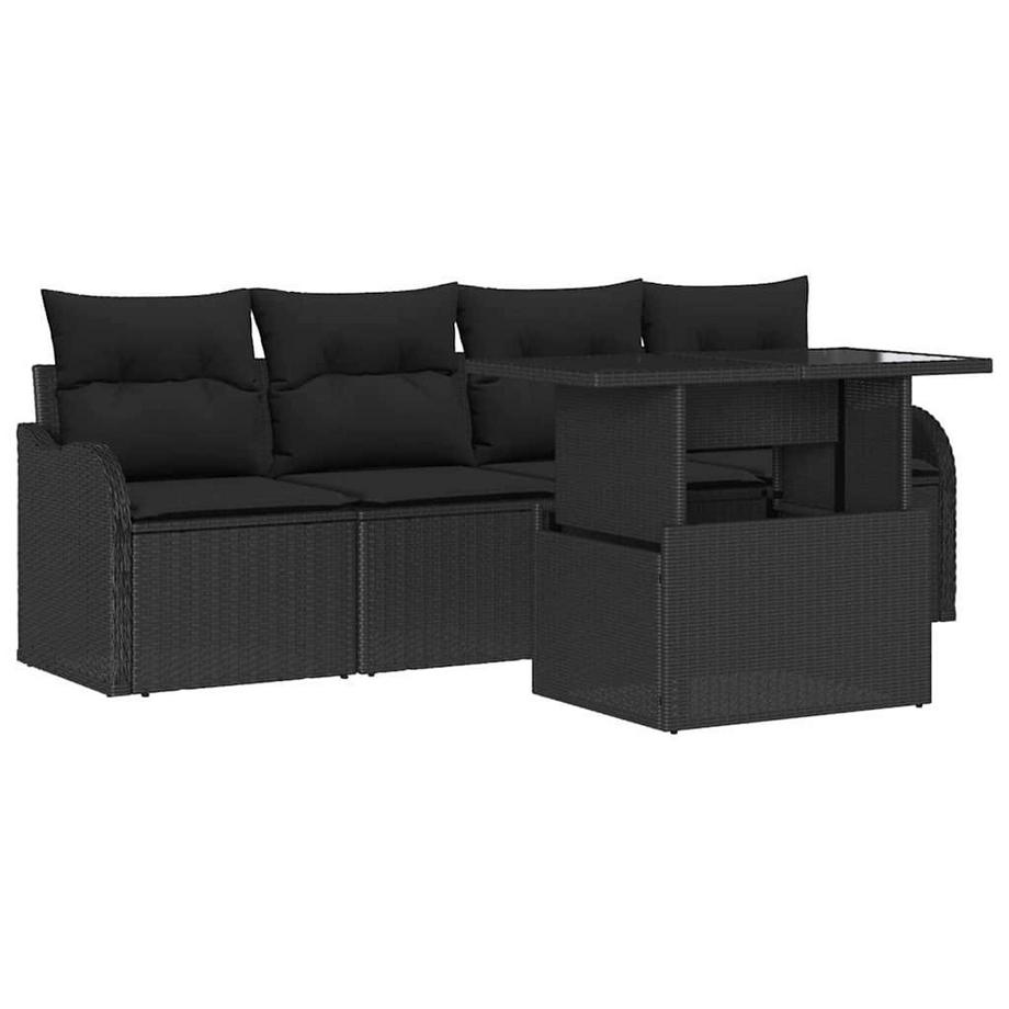 Set di divani da esterno Polyrattan