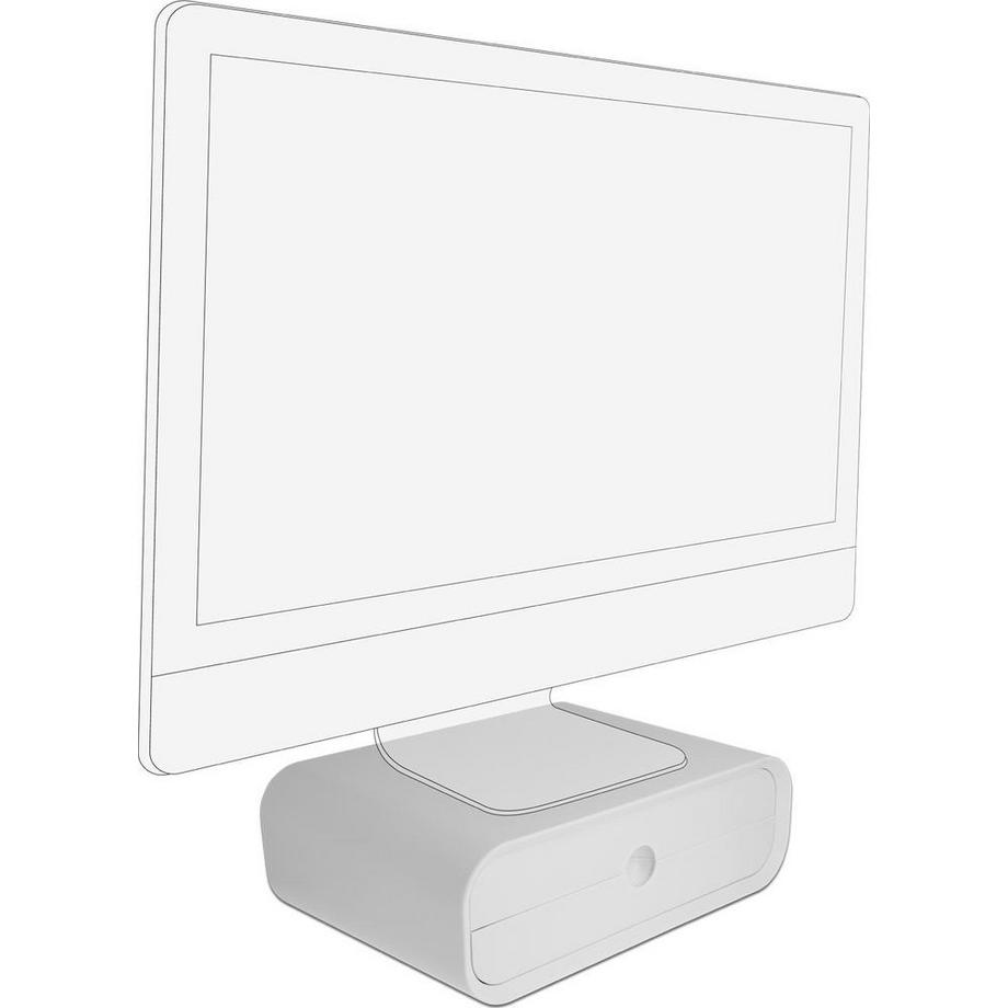 DeLock  Monitor Erhöhung mit zwei Schubladen 