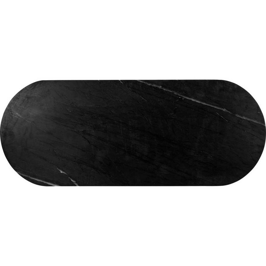 mutoni Table console Ironville marbre doré 100  