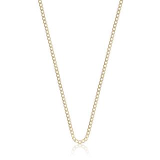 MUAU Schmuck  Collier Panzer Gelbgold 750, 2.4mm, 60cm 