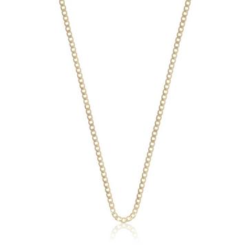 Collier Panzer Gelbgold 750, 2.4mm, 60cm