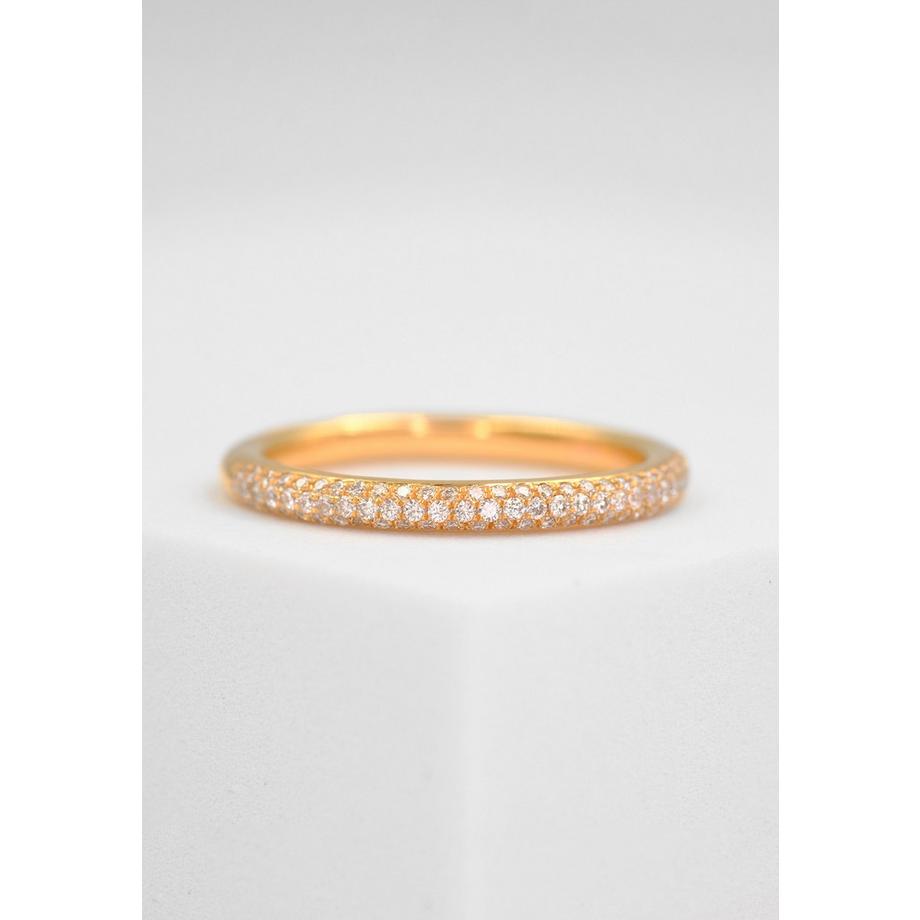MUAU Schmuck  Ring Rotgold 750 Diamant 0.25ct. 