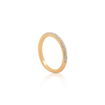 Ring Rotgold 750 Diamant 0.25ct.