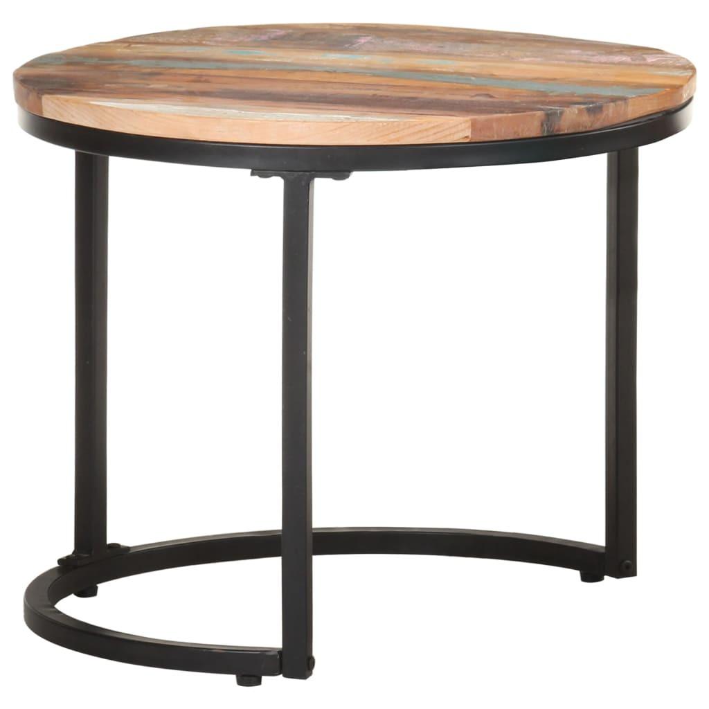 VidaXL Table d'appoint bois  