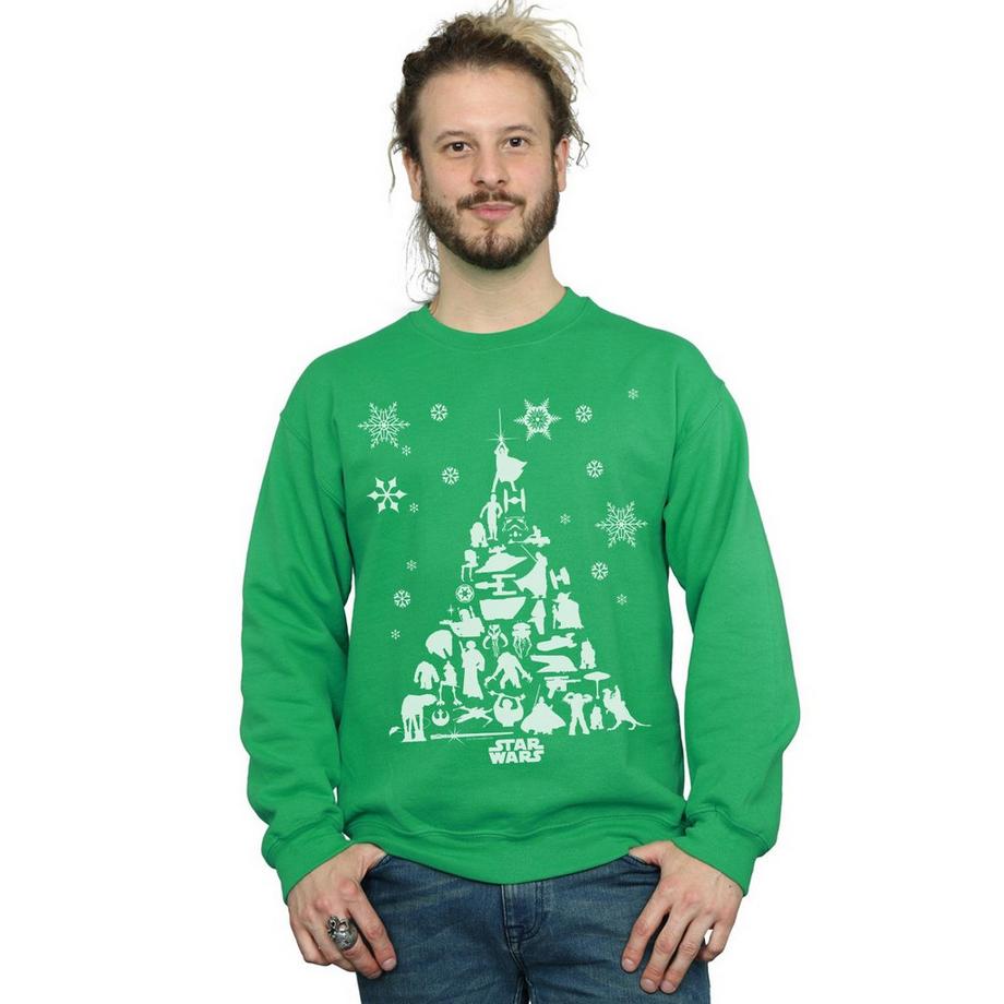 STAR WARS Star Wars Weihnachtsbaum Sweatshirt  
