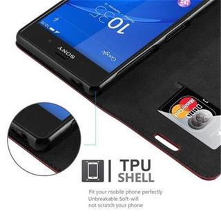 Cadorabo  Housse compatible avec Sony Xperia Z3 - Coque de protection avec fermeture magnétique, fonction de support et compartiment pour carte 