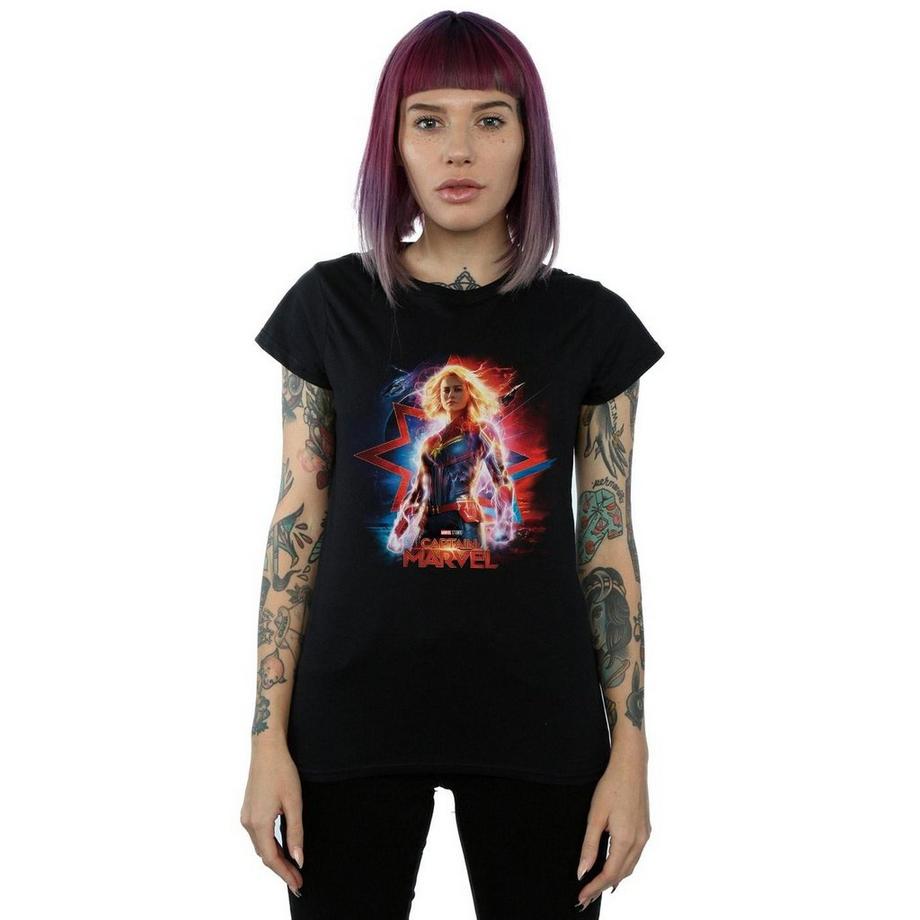 MARVEL Captain Grafikdruck T-Shirt  