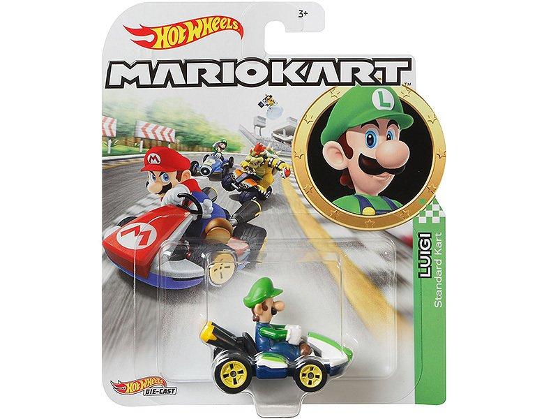 Hot Wheels  Super Mario Die-Cast Luigi (1:64) 