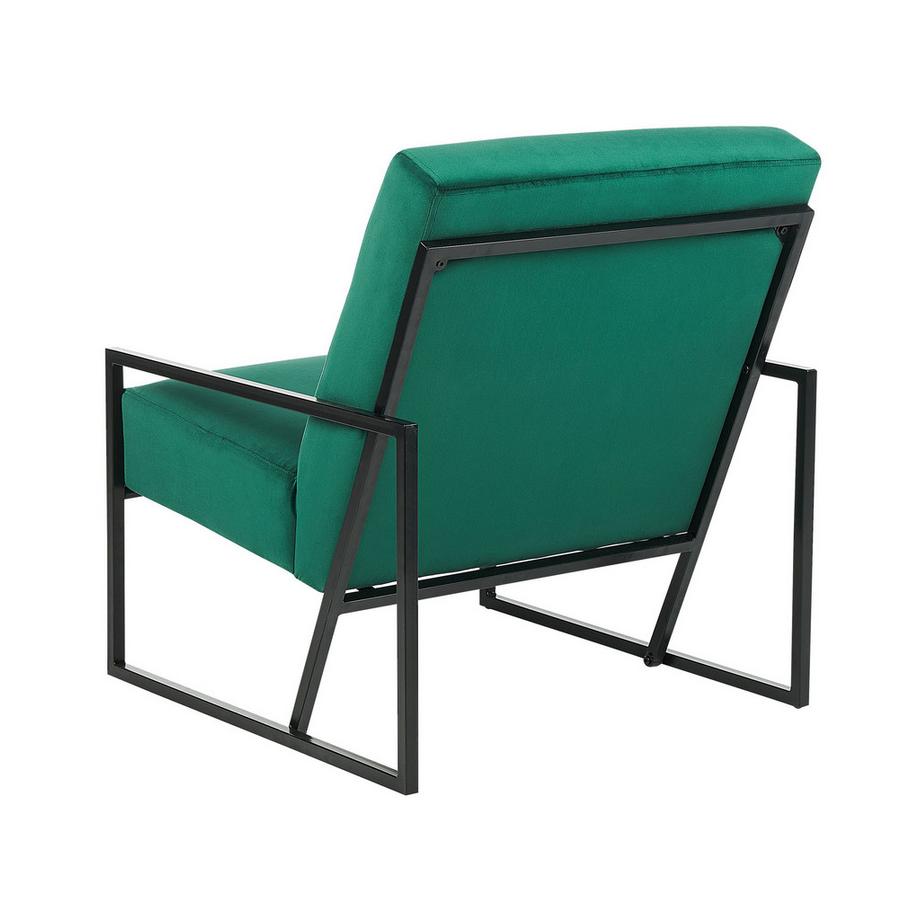 Beliani Fauteuil en Velours Moderne DELARY  