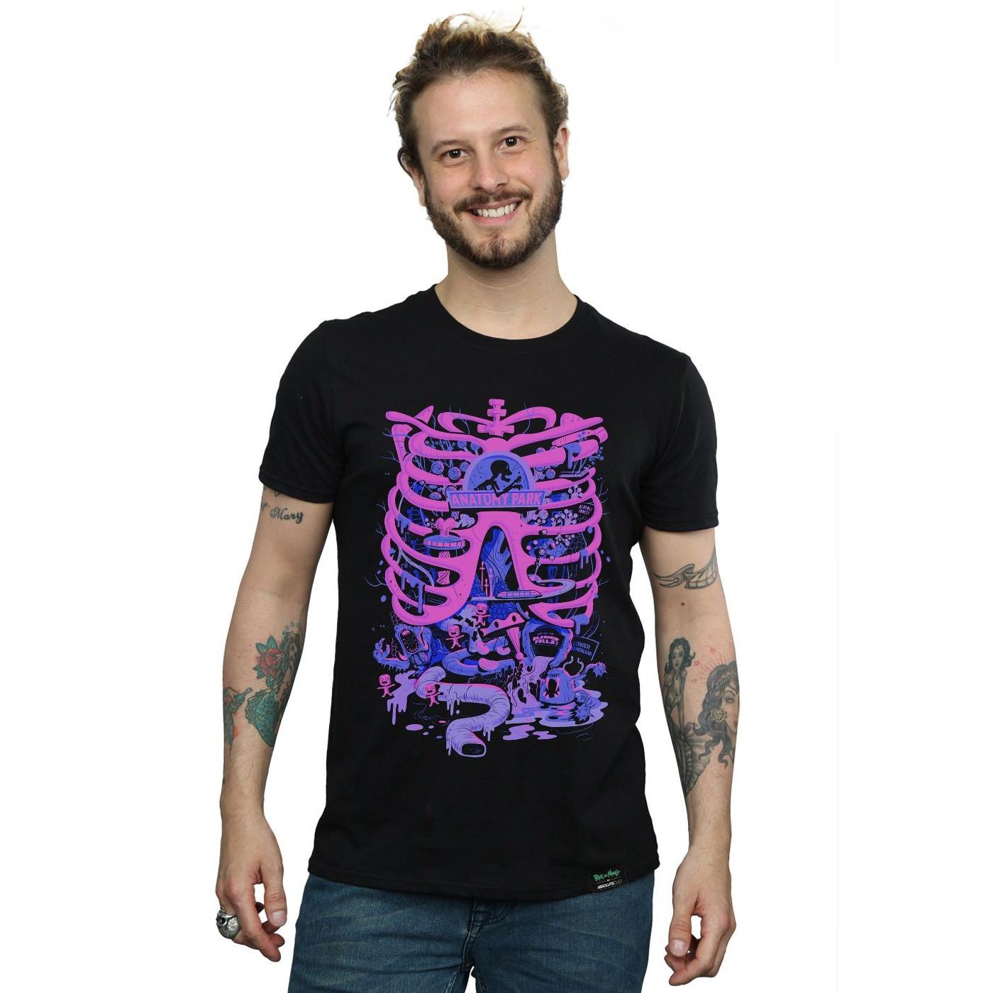 Rick And Morty Anatomy Park Bedrucktes T-Shirt  
