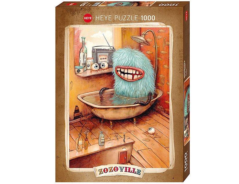 Heye  Puzzle Zozoville Bathtub (1000Teile) 