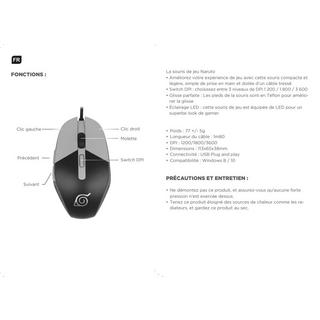 KONIX  Souris - Naruto - Konoha 