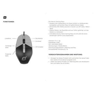 KONIX  computer mouse - Naruto - Konoha 
