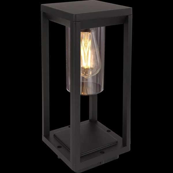 mutoni Lampe d'extérieur Candela en aluminium moulé sous pression noir mat 1xE  