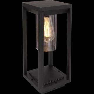 mutoni Lampada da esterno Candela in alluminio pressofuso nero opaco 1xE  