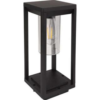 mutoni Lampada da esterno Candela in alluminio pressofuso nero opaco 1xE  