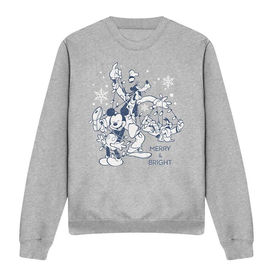 Merry, Bright And Tied Up In Lights Sweatshirt  , meliert