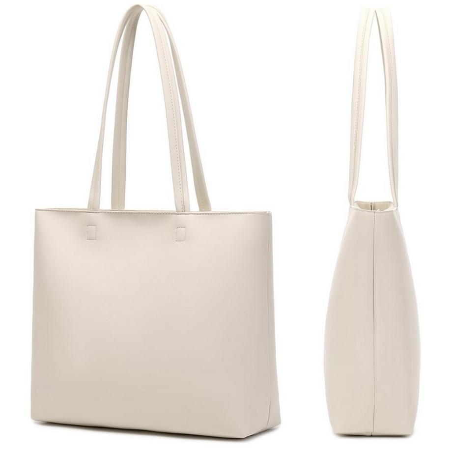 Only-bags.store Einfache PU Leder Shopper Tasche  
