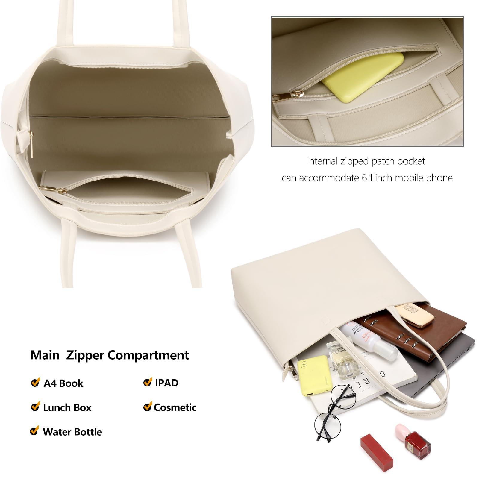 Only-bags.store Einfache PU Leder Shopper Tasche  